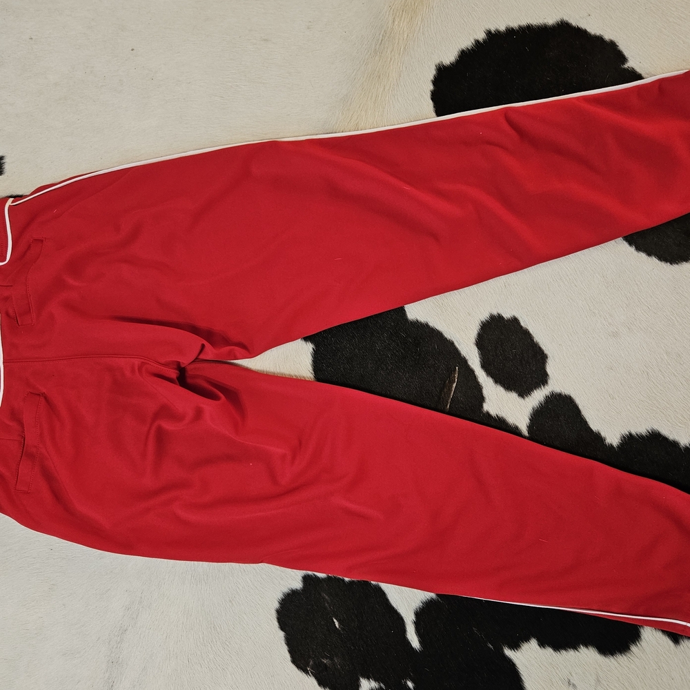 Vintage Men’s Red Baseball Plant with White Piping By BOOMBAH size 32L - Picture 4 of 7